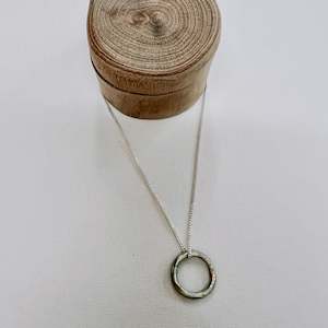 Necklaces: Halio | Pāua halo necklace