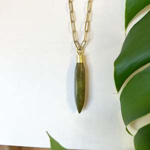 Necklaces: Natalie Kere |  Marsden Pounamu Drop