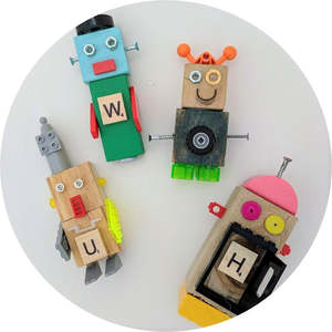 School Holiday Boredom Busters: Make Kit | Make Your Own Robot Family