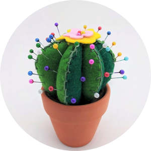 School Holiday Boredom Busters: Make Kit | Make Your Own Cactus Pin Cushion or Ornament