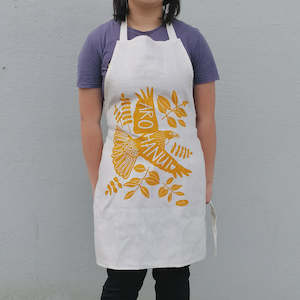 aroha nui tui apron