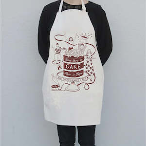 Tea Towels Aprons: Where there is Cake there is Hope Apron