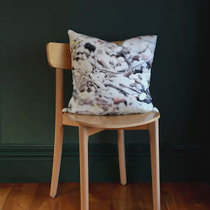 Cushions Blankets Throws: Dear Marge Cushion Cover - Volcanic Treasure