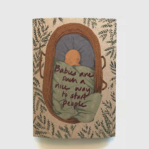 Mama Baby: Gift card - Babies are such a Nice way to start People