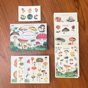 Cards Stationary: Cavallini & Co | Mushroom Stationery Set