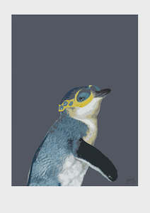 Melissa Sharplin | Penguin Swim A4 Print