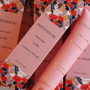 Made In Nelson: Rosewater + Vanilla HAND CREAM 70ml Tube