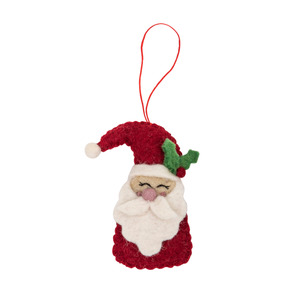 C H R I S T M A S: Santa With Holly
