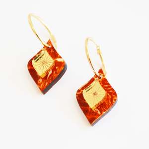 Earrings 1: Hagen & Co |Morocco ~Tortoise Shell