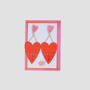 Earrings 1: STUDIO SOPH | Heart Drops