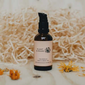 Calendula face and body oil 50ml plant and share