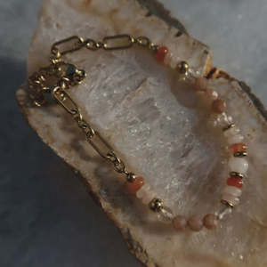 Bracelet - Precious Stones + Chain