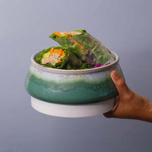 Kitchenware Serve Ware: Large | Ocean Jasper Ceramic Travel Bowl
