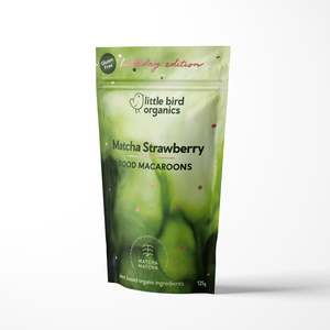 Snack Sale: Good Macaroons Matcha Strawberry