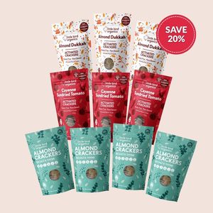 Little Bird Sale Range Excl Crispy Flats: Activated Crackers — Mixed 10 Pack