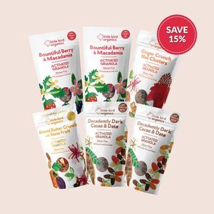 Little Bird Sale Range Excl Crispy Flats: Activated Granola — Mixed 6 Pack