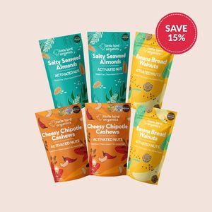 Little Bird Sale Range Excl Crispy Flats: Activated Nuts — Mixed 6 Pack