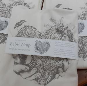 Baby Clothing: ANNIE & LIL Bamboo Baby Wrap - You Hold My Heart