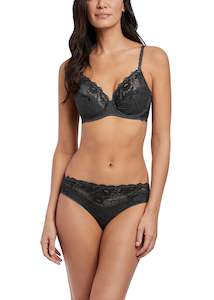 Wacoal Lace Perfection Brief (Charcoal)