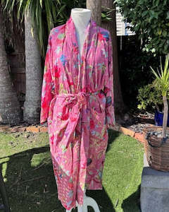 Floressents Paradise Diamond Kimono Robe (Dusty Pink)