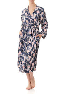 Dressing Gowns: Givoni Abbey Floral Mid Length Robe