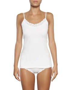 Jockey Parisienne Cotton Camisole  WWKL (Black) (White)