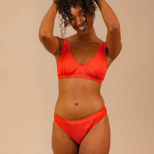 Piha Gelato U/W Bralette (Flame) (Peacock)