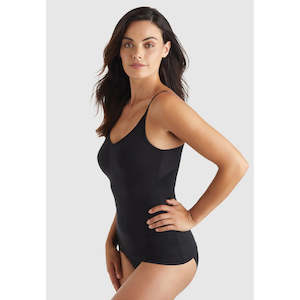 Naomi & Nicole Bra Camisole Shapewear BLACK , NUDE