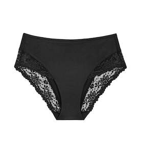 Triumph Ladyform Soft Maxi Brief (Black) (Nude)