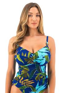 Fantasie Pichola Tropical Blue Twist Tankini Top (Tropical Blue)