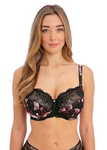 Fantasie Side Support Bra  PIPPA (Black Floral)FL100701