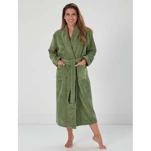 BAKSANA Freya Bathrobe (Green)