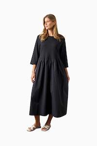 BOHO BELTRAN DRESS (BLACK)
