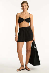 Sea Level Sunset Beach Short (Black)