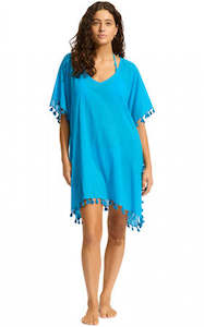 Swimwear: Seafolly Kaftan (Turquoise)