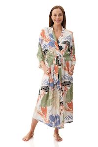 Givoni 6AG12N Nila  Mid Length Robe (Multi)