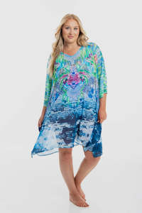 Togs Granada Mesh Kaftan (Blue)