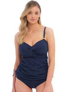 Swimwear: Fantasie Ottawa Twist Front Tankini ( INK) (BLACK)
