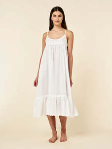 Papinelle Millie Strappy Nightie (White)