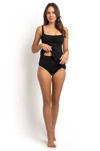 Sunseeker Poolproof Chlorine Resistant Full Band Swim Pants (Black)