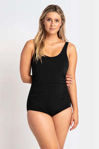 Mastectomy: Sunseeker Chlorine Resistant Mastectomy One Piece - Black