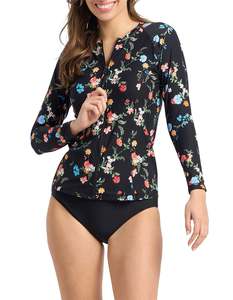 Sunseeker Japan Long Sleeve Mastectomy Rashie (Black)