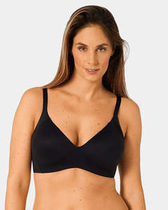 Bras: Triumph Body Make up non wired bra  (Black) (Nude)