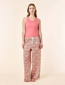 Pyjamas: Papinelle Carly Full Length Pyjama Pant (Desert Rose)