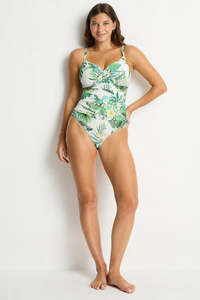 Swimwear: Sea Level Breezer Wrap Front Swimsuit wired DD/E - White