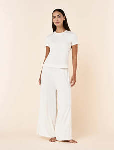 Papinelle Kate Modal Soft Tee (Ecru)