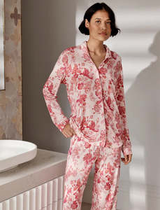 Papinelle Kate Modal Soft Full Length PJ Set (Pink)
