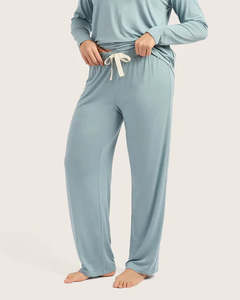 Sleepwear: Boody Goodnight Sleep Pant (Mineral Blue)