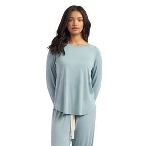 Sleepwear: Boody Goodnight Raglan Sleep Top (Mineral Blue)