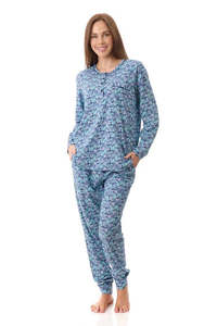 Sleepwear: Givoni 7LP88J Jada Ski Pyjama Set (Royal)